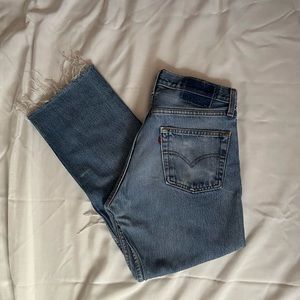 Distressed Vintage Levi’s 501s | Authentic 90s Women’s Levi’s |